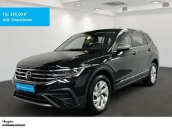 Schwarz Gebraucht 2022 VW Tiguan Allspace Life SUV | 32.810 € (Fairer Preis)