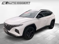 Atlas white / sol Gebraucht 2024 Hyundai Tucson Advantage SUV | 33.980 € (Superpreis)