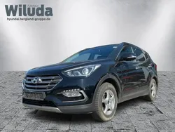 Black schwarz Gebraucht 2018 Hyundai Santa Fe Style SUV | 18.840 € (Guter Preis)