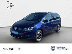 Atlantik blue metallic Gebraucht 2021 VW Sharan United Van / Kleinbus | 32.490 € (Etwas zu teuer)