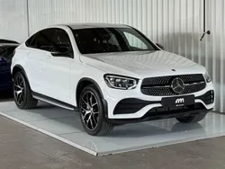 Weiß Gebraucht 2021 Mercedes GLC220 AMG line Coupé | 45.900 € (Etwas zu teuer)