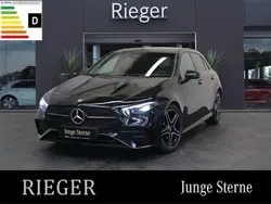 Black metallic Gebraucht 2023 Mercedes A200 AMG Limousine | 34.639 € (Etwas zu teuer)