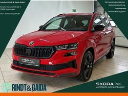 Rot Gebraucht 2023 Skoda Karoq SportLine SUV | 30.999 € (Etwas zu teuer)