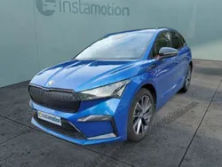 Blau Gebraucht 2021 Skoda Enyaq iV SportLine SUV | 26.710 € (Etwas zu teuer)
