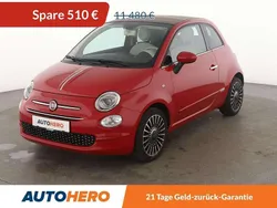 Rot Gebraucht 2018 Fiat 500C Lounge Cabrio | 10.700 € (Fairer Preis)