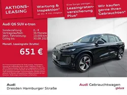 Schwarz Gebraucht 2024 Audi Q6 e-tron S-Line SUV | 65.490 € (Superpreis)