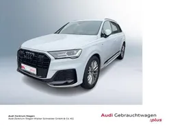 Gletscherweiß metallic (metallic) Gebraucht 2022 Audi Q7 S-Line SUV | 61.910 € (Teuer)