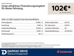 Schwarz Gebraucht 2023 Fiat 500 Club Kleinwagen | 10.990 € (Guter Preis)
