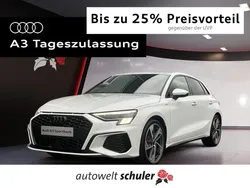 Gletscherweiß metallic Gebraucht 2024 Audi A3 S-Line | 37.000 € (Teuer)