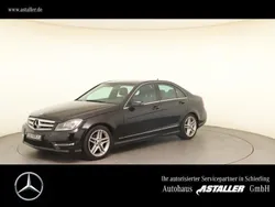 Metalliclack obsidianschwarz Gebraucht 2012 Mercedes C220 AMG line Limousine | 10.499 € (Fairer Preis)