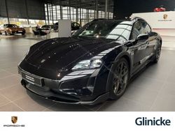 Tiefschwarzmetallic Gebraucht 2025 Porsche Taycan Turbo Limousine | 199.970 €