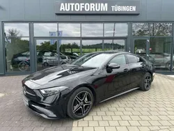 Obsidianschwarz (metallic) Gebraucht 2021 Mercedes CLS300 AMG line Coupé | 45.990 € (Superpreis)
