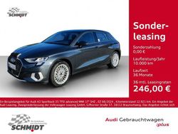 Manhattangrau metallic Gebraucht 2024 Audi A3 Sportback Advanced Limousine | 27.250 € (Superpreis)
