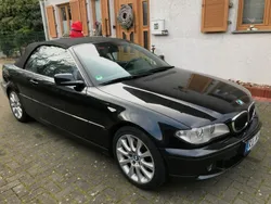 Schwarz Gebraucht 2006 BMW 325 Cabriolet Sport Line Cabrio | 19.950 €