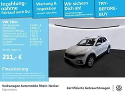 Pure white Gebraucht 2022 VW T-Roc Life SUV | 24.491 € (Guter Preis)