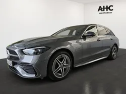 Metalliclack selenitgrau Gebraucht 2024 Mercedes C300e AMG Kombi | 53.980 € (Teuer)