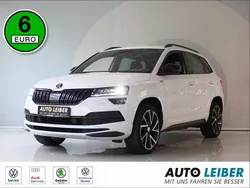 Weiss Gebraucht 2019 Skoda Karoq SportLine SUV | 25.990 € (Teuer)