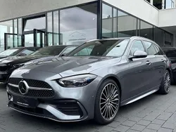 Selenitrgau metallic Gebraucht 2021 Mercedes C300 AMG line Kombi | 36.890 € (Fairer Preis)