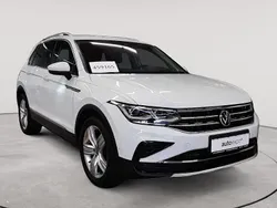 Pure white Gebraucht 2021 VW Tiguan Elegance SUV | 29.290 € (Guter Preis)