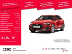 Progressivrot Gebraucht 2025 Audi A3 Sportback S-Line Limousine | 33.988 € (Superpreis)
