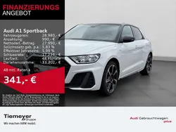 Gletscherweiß metallic Gebraucht 2024 Audi A1 S-Line Kleinwagen | 28.980 € (Fairer Preis)