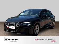 Schwarz Gebraucht 2022 Audi A3 Sportback S-Line Limousine | 24.480 € (Fairer Preis)