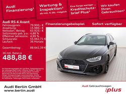 Mythosschwarz metallic Gebraucht 2024 Audi RS4 Ambiente Kombi | 79.900 € (Fairer Preis)