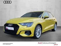 Pythongelb metallic Gebraucht 2024 Audi A3 Sportback e-tron Advanced Plus Limousine | 35.550 € (Teuer)