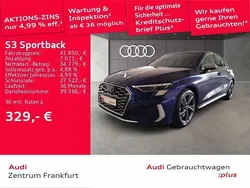 Navarrablau metallic Gebraucht 2023 Audi S3 Ambiente Limousine | 41.850 € (Fairer Preis)