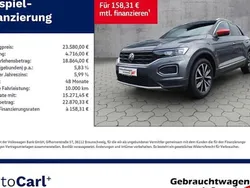 Indiumgrau Gebraucht 2021 VW T-Roc Sportline SUV | 23.580 € (Fairer Preis)