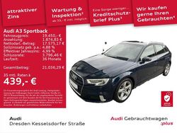 Blau Gebraucht 2019 Audi A3 Sportback Sport Kleinwagen | 19.450 € (Guter Preis)