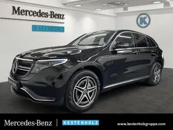 Schwarz Gebraucht 2022 Mercedes EQC400 AMG line SUV | 44.890 € (Fairer Preis)