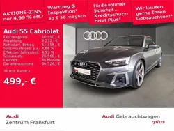 Daytonagrau perleffekt/verdeck Gebraucht 2022 Audi S5 Cabriolet Sport Cabrio | 50.590 € (Guter Preis)