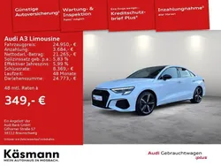 Gletscherweiß metallic Gebraucht 2022 Audi A3 S-Line Limousine | 24.950 € (Fairer Preis)