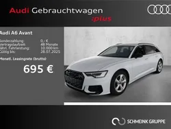 Gletscherweiß metallic Gebraucht 2024 Audi A6 S-Line Kombi | 70.980 €
