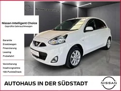 Weiß Gebraucht 2014 Nissan Micra Acenta Kleinwagen | 6.950 € (Etwas zu teuer)