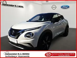 Weiß pearl white/black metallic Gebraucht 2019 Nissan Juke SUV | 19.995 € (Teuer)