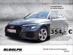 Grau Gebraucht 2024 Audi A3 Sportback S-Line Limousine | 34.930 € (Superpreis)