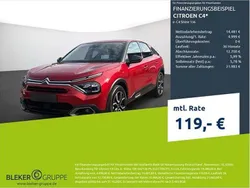 Elixierrot (metallic) Gebraucht 2022 Citroën e-C4 Shine Limousine | 19.480 € (Etwas zu teuer)