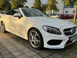 Weiß Gebraucht 2017 Mercedes C250 AMG line Cabrio | 27.400 € (Superpreis)