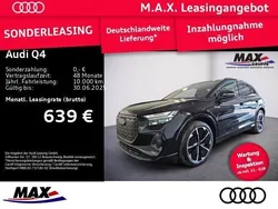 Schwarz Neu 2025 Audi Q4 e-tron S-Line SUV | 59.880 € (Fairer Preis)