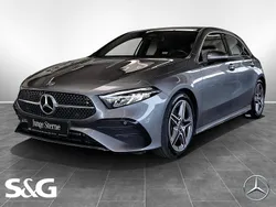 Metalliclack mountaingrau Gebraucht 2024 Mercedes A180 AMG Limousine | 30.480 € (Guter Preis)