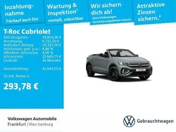 Petroleum blue metallic schwar Gebraucht 2024 VW T-Roc Cabriolet R-line Cabrio | 38.850 € (Teuer)