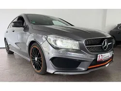 Mountaingrau met. Gebraucht 2015 Mercedes CLA200 Shooting Brake AMG line Kombi | 15.290 € (Guter Preis)