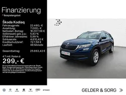 Blau Gebraucht 2021 Skoda Kodiaq Ambition SUV | 22.480 € (Superpreis)