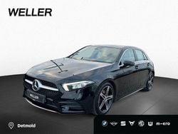 Nachtschwarz (schwarz) Gebraucht 2018 Mercedes A200 AMG line Limousine | 19.990 € (Guter Preis)