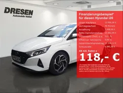 Polar white / sol Gebraucht 2021 Hyundai i20 Trend Limousine | 13.990 € (Fairer Preis)