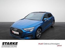 Atollblau metallic Gebraucht 2022 Audi A3 Sportback e-tron S-Line Limousine | 25.930 € (Guter Preis)