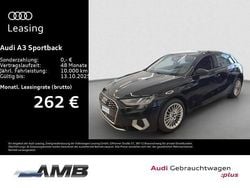 Schwarz (mythosschwarz metallic) Gebraucht 2024 Audi A3 Sportback Advanced Plus Kleinwagen | 27.481 € (Guter Preis)
