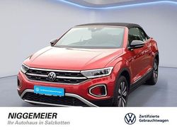 Rot Gebraucht 2025 VW T-Roc Cabriolet Goal Cabrio | 28.990 € (Guter Preis)